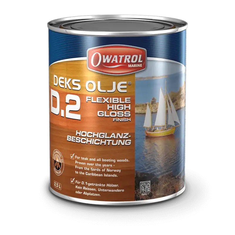Owatrol Deks Olje D2 Yat Verniği 1 Lt
