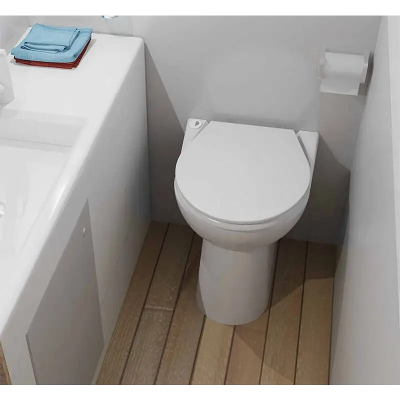 Sanimarin 43 Luxe Bidet Elektrikli Marin Tuvalet (Taharet Musluklu) 24V