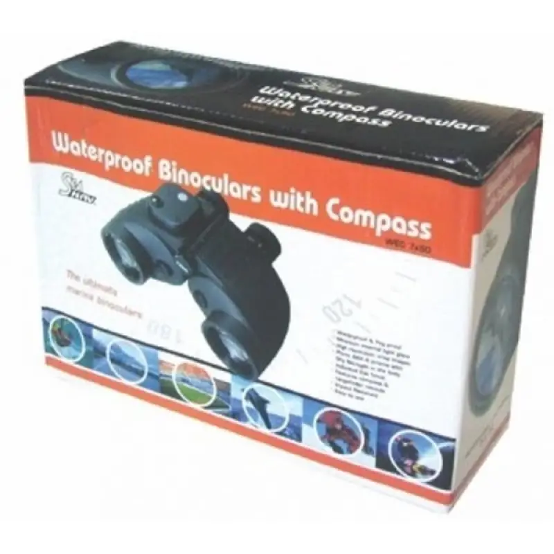 Sea Nav Pusulalı sugeçirmez dürbün WECR 7x50