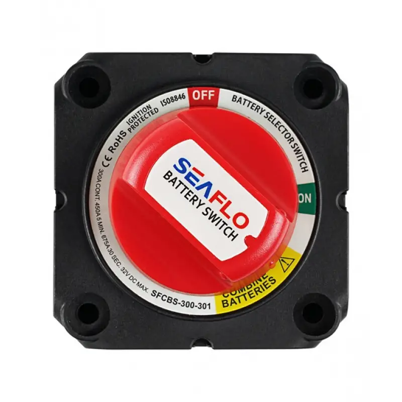 Seaflo Akü Şalteri 12-24V Çift Devreli 300 Amp