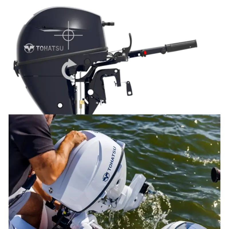 Tohatsu - MFS9,9CY EFL - Uzun şaft manuel Marşlı