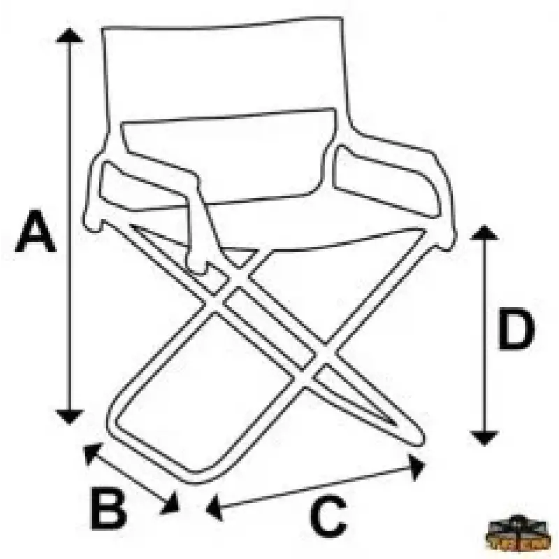 Tekne Karavan için katlanır Güverte Sandalyesi VENUS Mavi