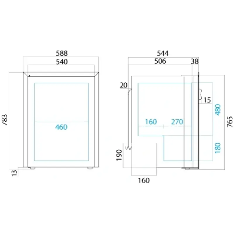 Vitrifrigo Buzdolabı Model C115iX OCX2