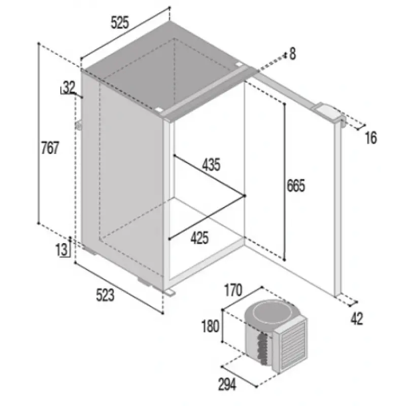 Vitrifrigo Buzdolabı Model C130L