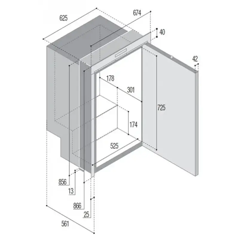Vitrifrigo Buzdolabı Model C180 OCX2