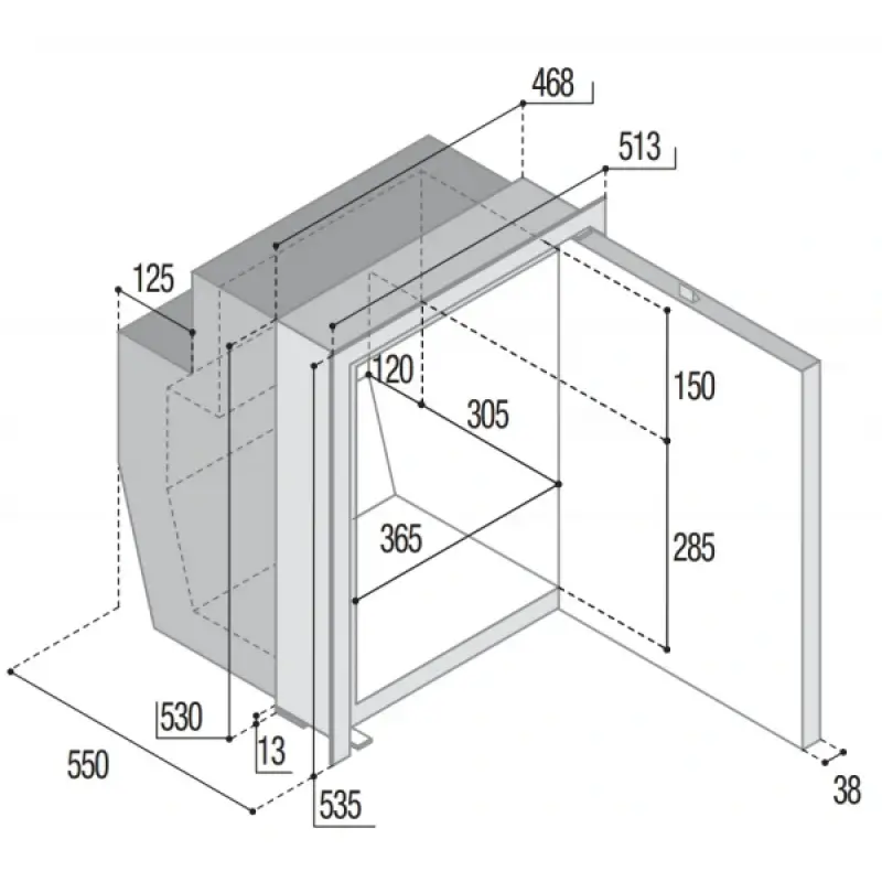 Vitrifrigo Buzdolabı Model C62iX OCX2
