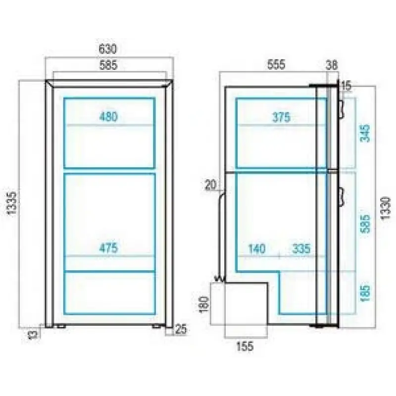 Vitrifrigo Derin Dondurucu DP2600iX OCX2