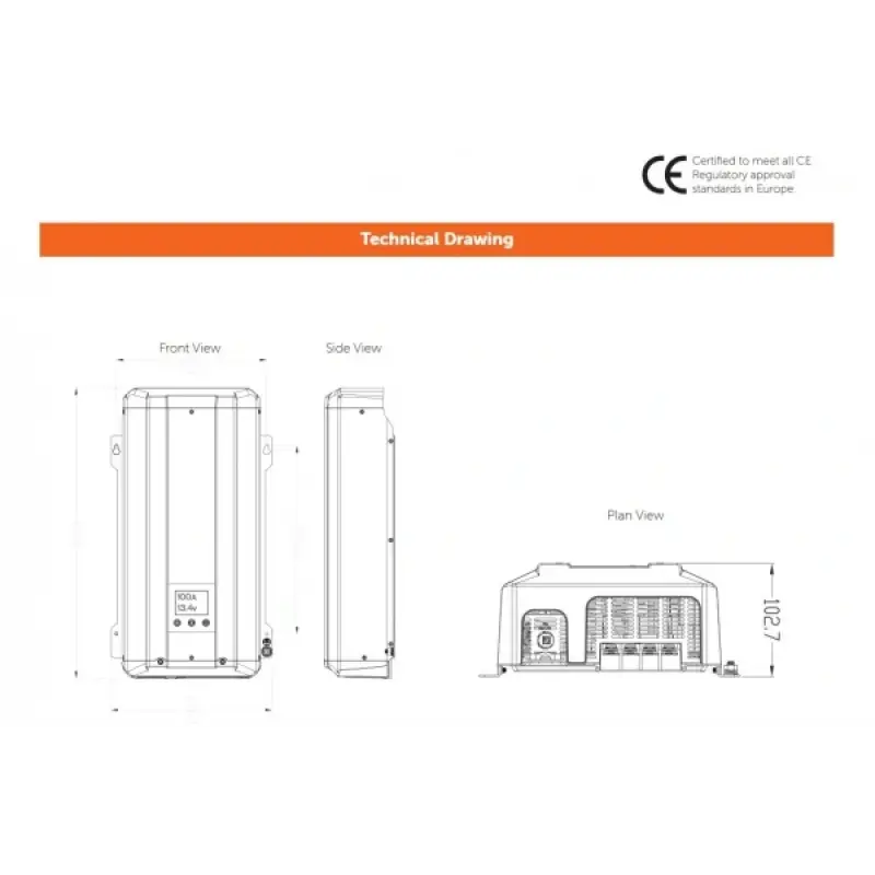 Whisper Supreme 24-100 – 100A AKÜ Şarj Cihazı
