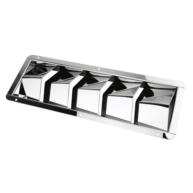 Yan Havalandırma, Paslanmaz Çelik, 8li 50x11cm