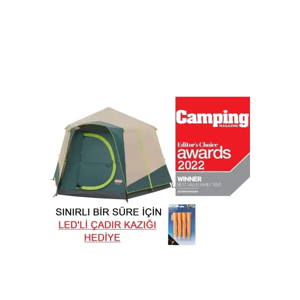 Çadır Polygon6 - 6 Kişilik Aile Çadırı