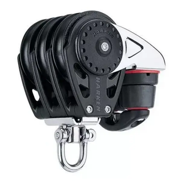 Harken 57mm Carbo Cem Kilitli Üçlü Makara - İp: 10mm