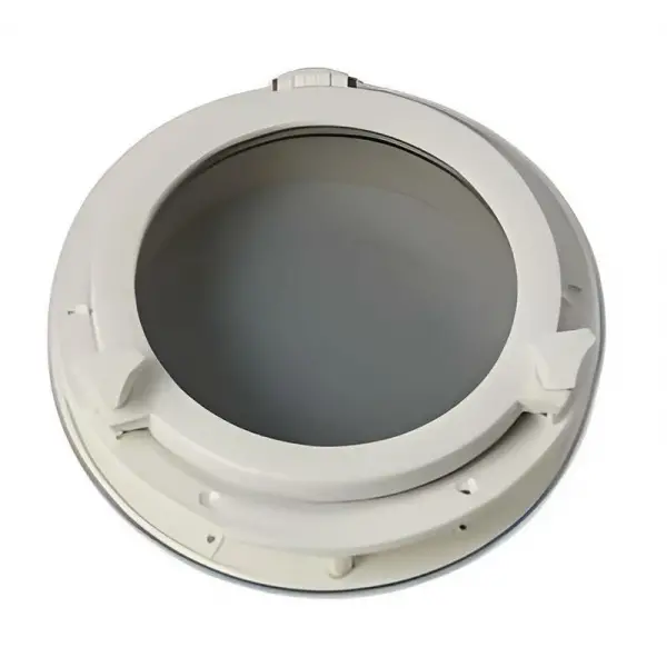 İçten Montajlı Plastik Yuvarlak Lumboz - 215mm - Kırık Beyaz