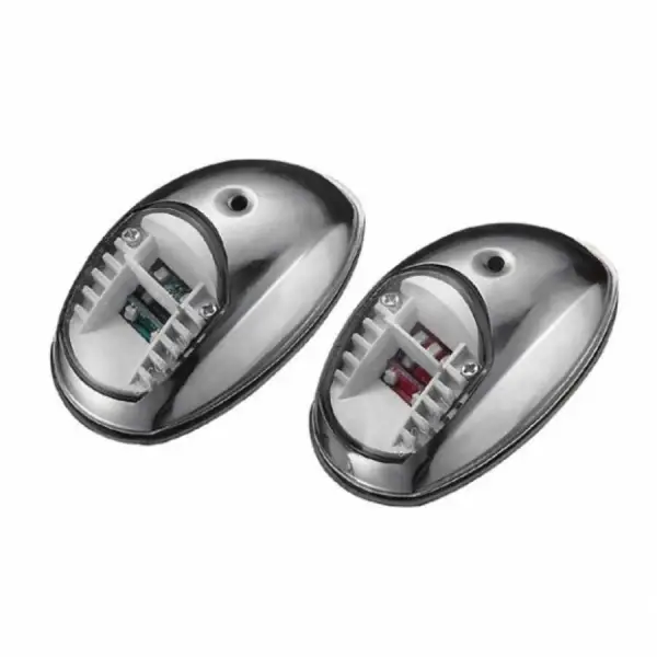 İskele-Sancak Takım Led Seyir Feneri Krom