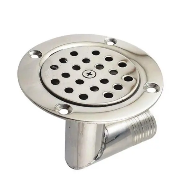 Krom Yer Süzgeçi Dirsekli 25 mm Çıkışlı