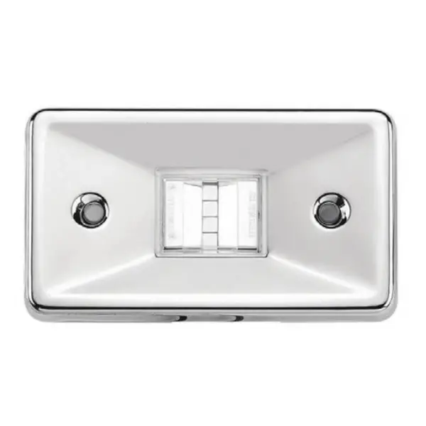 Led Kıç Feneri Krom Dikdörtgen 12V