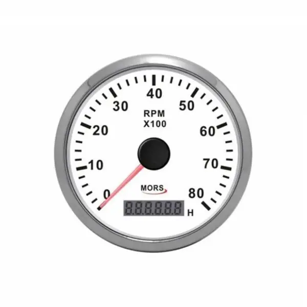 Mors Devir Göstergesi ve Motor Saati 8000rpm - Beyaz