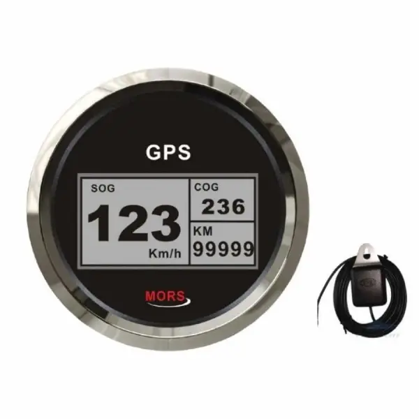 Mors Sürat Göstergesi 55 Mph GPSli - Siyah Kadran