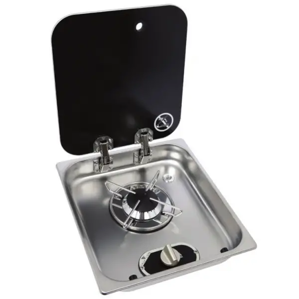 Navy Load Cam Kapaklı Tekli Ocak