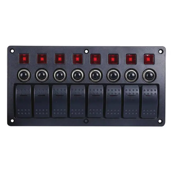 Otomatik Sigortalı ve Işıklı Switch Paneli - 8 Anahtar