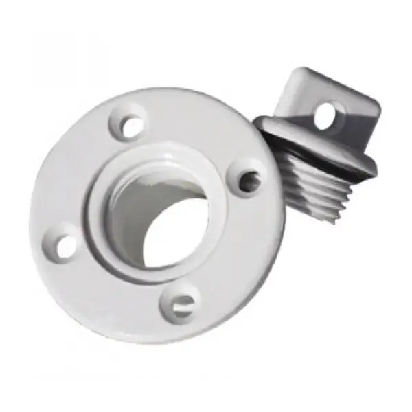 Plastik Miçoz Beyaz Yuvarlak 13mm (1/2)