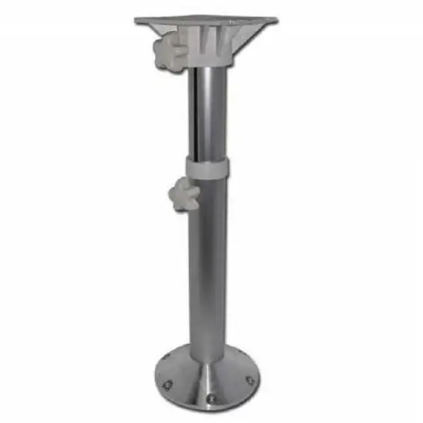 Teleskopik Koltuk Ayağı 51-78 cm - Metalik Beyaz