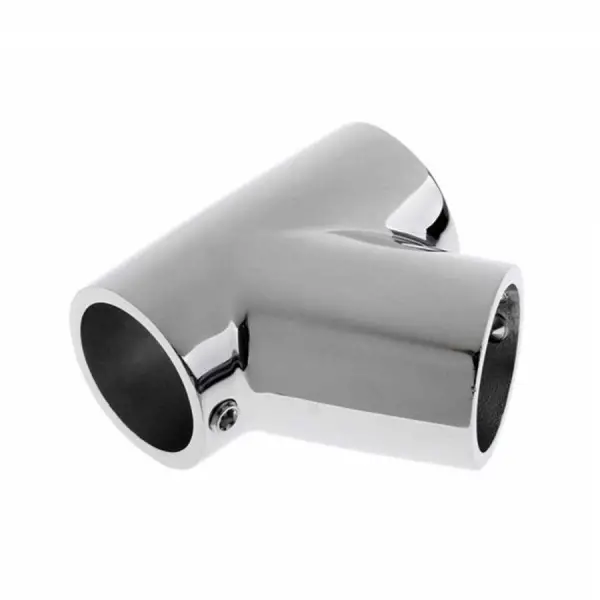Vardavela Ara Parçası Krom Bağlantı T 60 Derece Çap 25mm