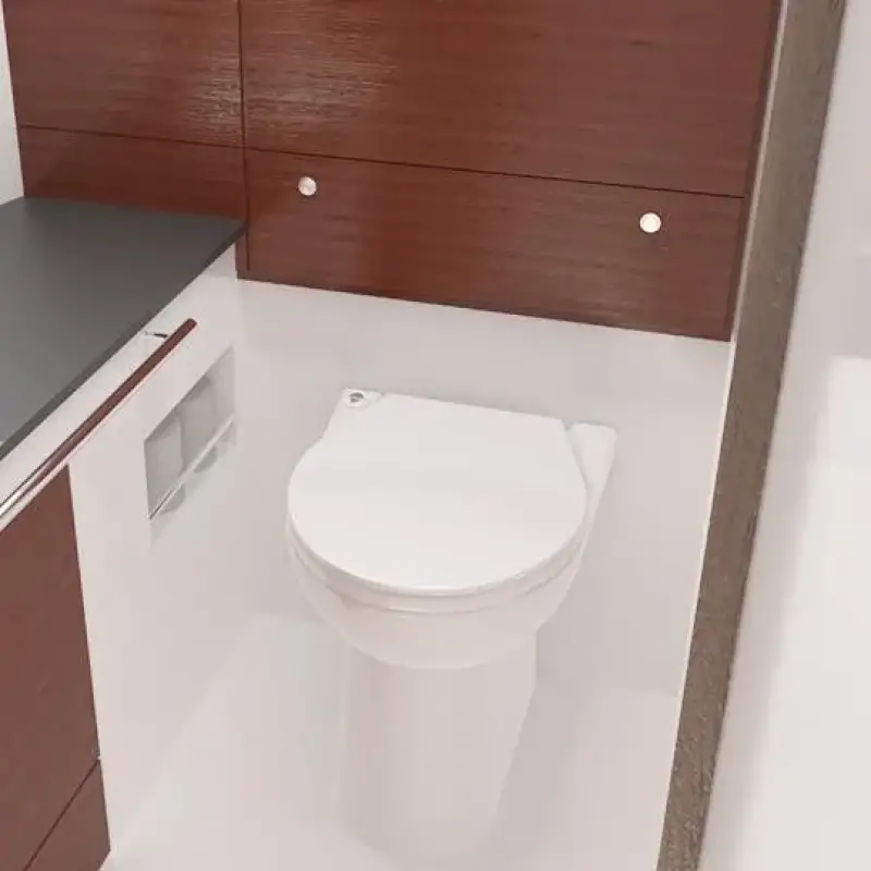 Sanimarin 43 Comfort Elektrikli Marin Tuvalet 12V