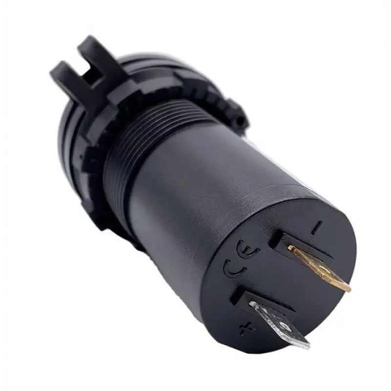Dokunmatik Switchli USB + Type-c 12-24V Şarj Soketi