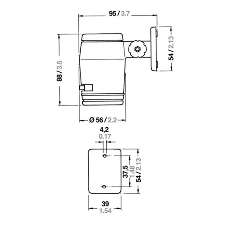 Aqua Signal Toronto Portatif Okuma/Harita Lambası 24V-5W