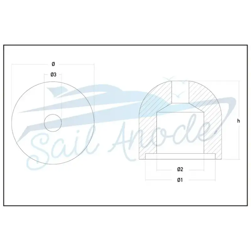 Sail Anode Baş Pervane Tutyalar Max Power Çinko