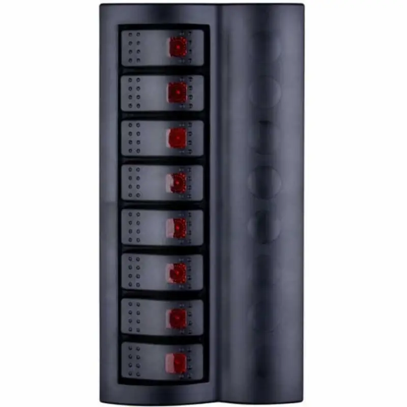 BFY Otomatik Sigortalı ve Işıklı Switch Panel - 6 Anahtarlı