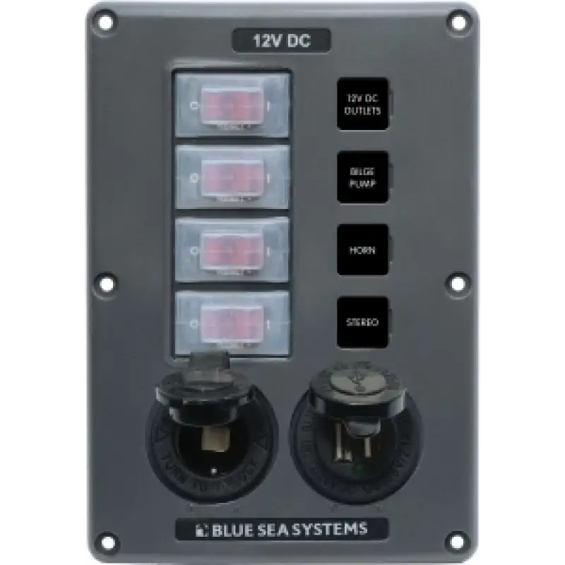 Blue Sea Systems Suya dayanıklı sigorta panelleri