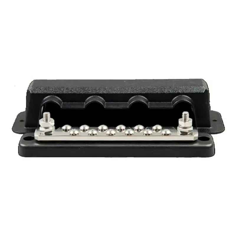 Busbar 250A 2P With 12 Screws + Cover