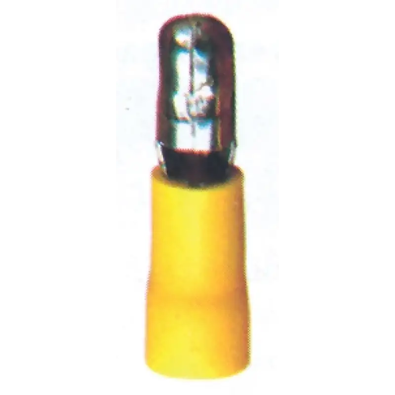 Lalizas Çıt Çıt Fiş Erkek Sarı 2,5-6mm² 25 Adet