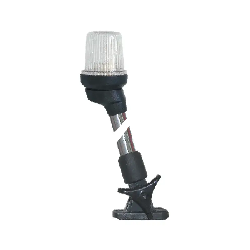 Direkli Silyon Feneri Katlanır 64Cm,316Ss - Siyah