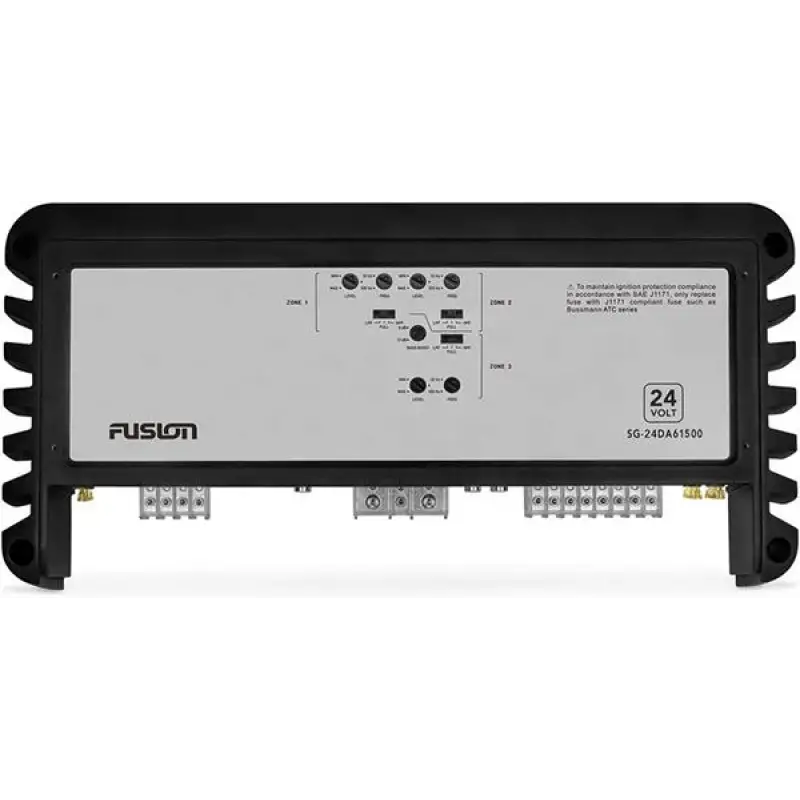 FUSION MARINE 24V 6 Kanal 1500W Amfi SG-24DA61500