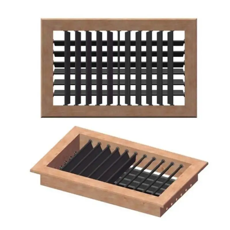 Hava Çıkış Izgarası. Tik Dört Yönlü  356X152 mm
