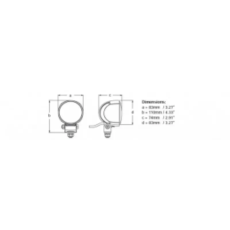 Hella Marine Led Module 70 Mega Beam Güverte Aydınlatma Lambası