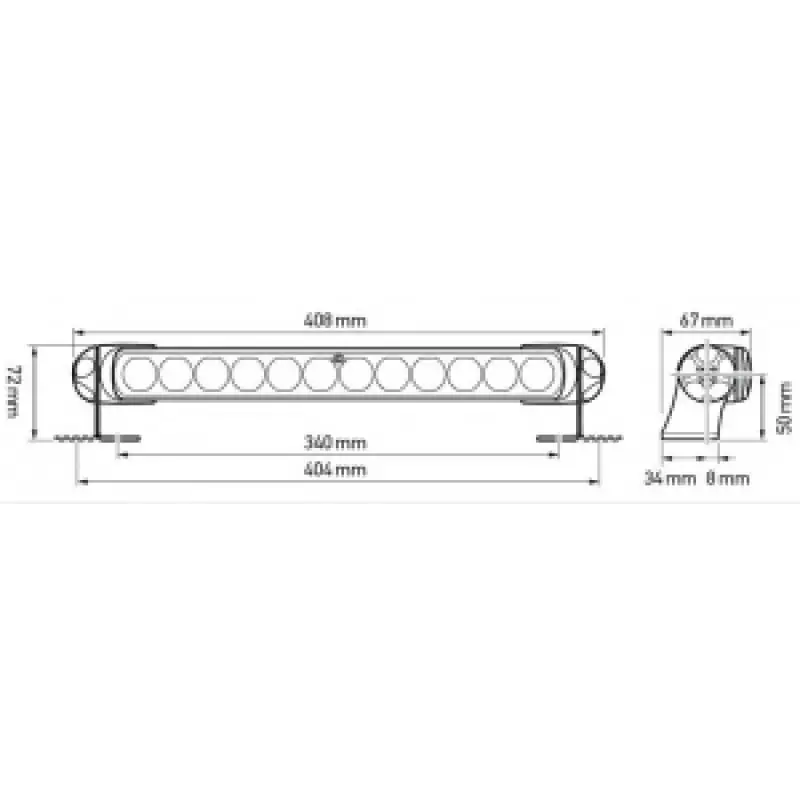 Hella Marine Sea Hawk-xlb Projektör