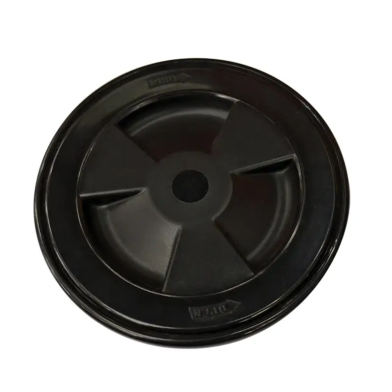 Nuova Rade Kontrol Kapağı Yuvarlak Siyah Ø104mm