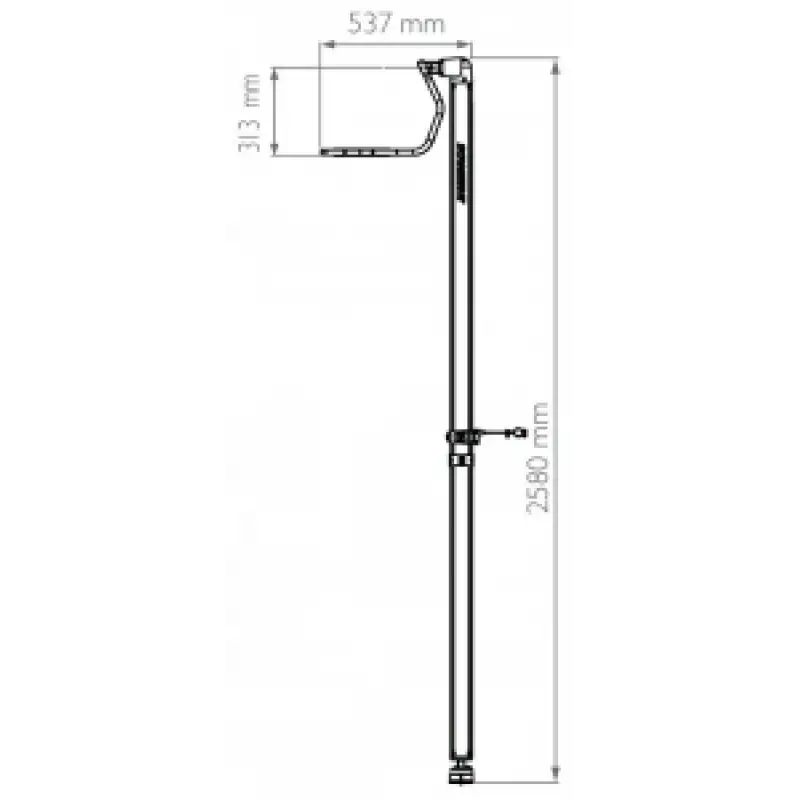 LMP hidrolik damperli braket