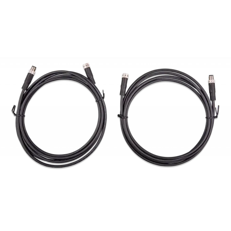 MALE TO FEMALE 3 POLE CABLE 1M (BAG OF 2) (M8)