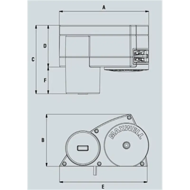 Maxwell HRC10-10 1200W 12V 10mm Tambursuz Yatık Irgat
