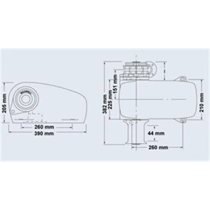 Maxwell HWC 1500  - 1200W 24V 6 mm Tamburlu Yatay Irgat