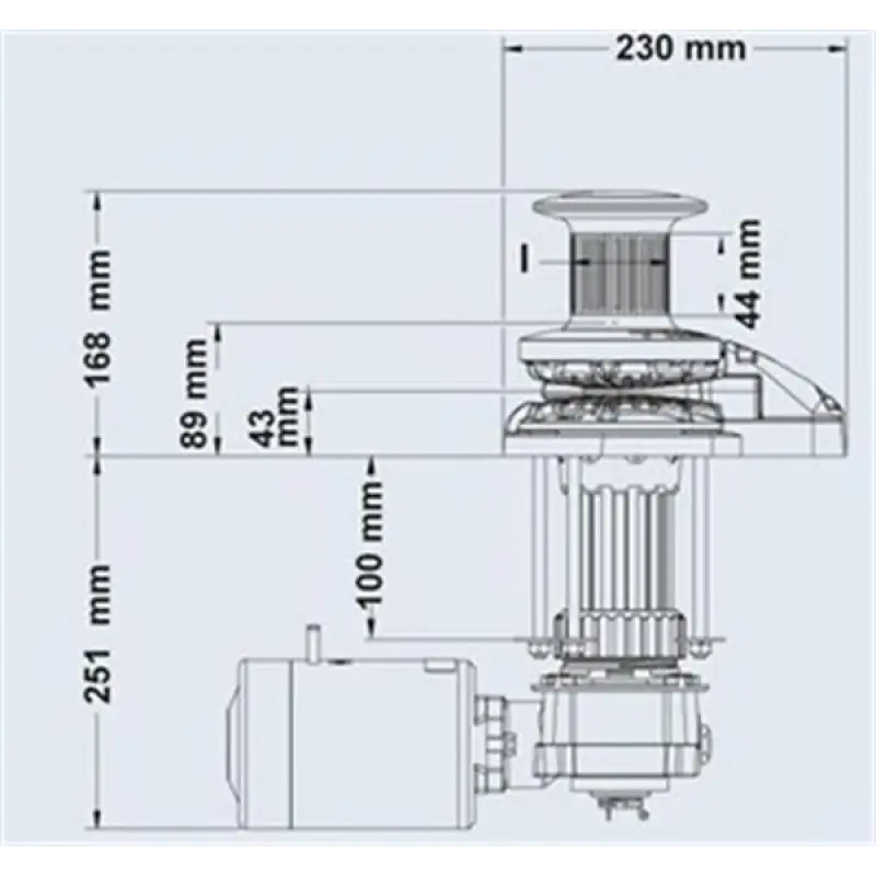 Maxwell RC- 10 24V-1000W 10 mm Tamburlu