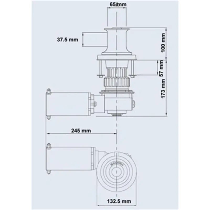 Maxwell VC 1000 Serisi 1000W 12/24V Tamburlu Hirolik Irgat