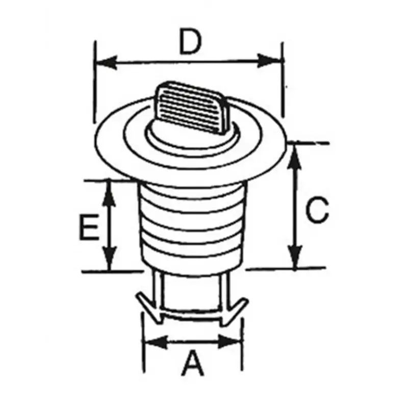 MİÇOZ, O-RİNGLİ. BEYAZ PLASTİK OVAL 54X33MM