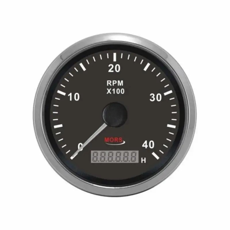 MORS Devir Göstergesi ve Motor Zaman Saati 4000RPM - Beyaz