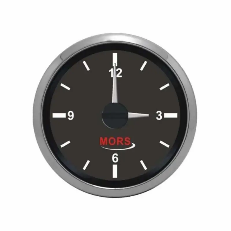 MORS Zaman Saati 12-24V - Siyah