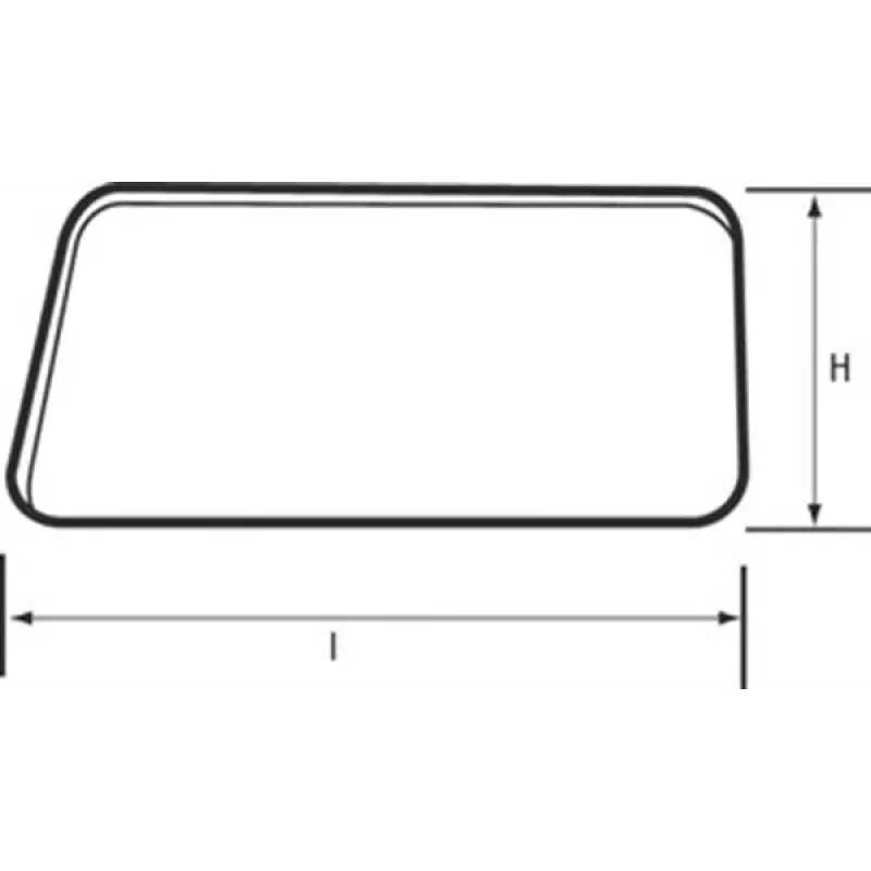 Nuova Rade Krome Plastik Kapak 315x440 mm